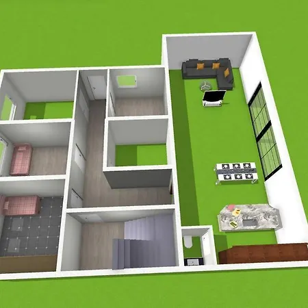 Ferienhaus 130m2 Mit Eigenem Garten